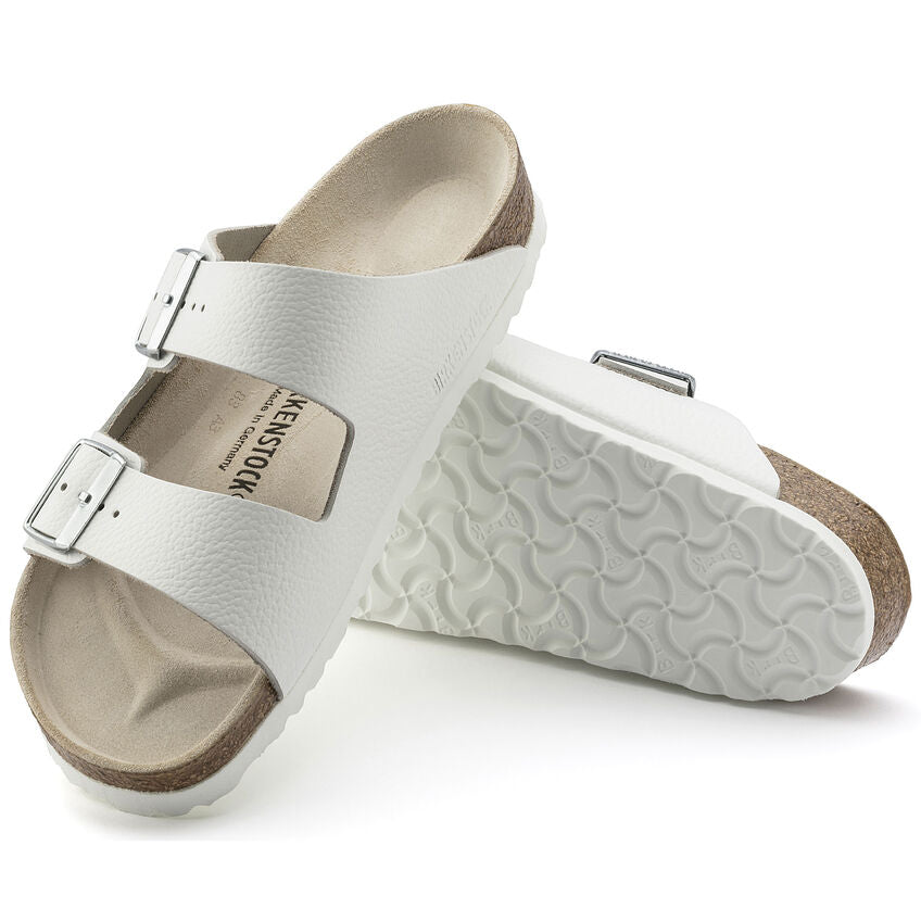 Birkenstock Arizona Natural Leather White HAYGEN