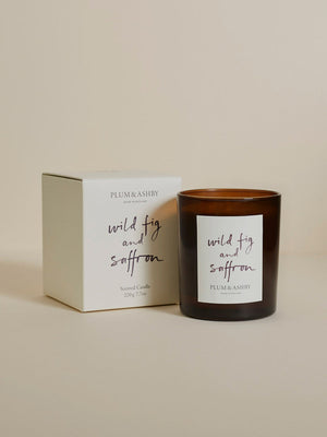 Plum & Ashby - Wild Fig and Saffron Candle - HAYGEN