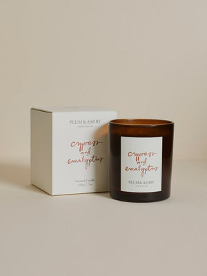 Plum & Ashby - Cypress & Eucalyptus Candle - HAYGEN