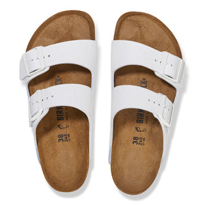 Birkenstock - Arizona Natural Leather - White - HAYGEN
