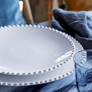 Pearl White Dinner Plate 28CM - HAYGEN