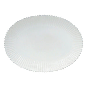 Pearl White Oval Platter Large 40CM - HAYGEN