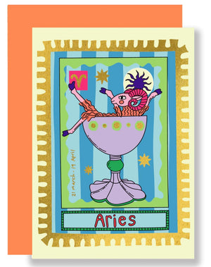 Aries Gold Foil Card