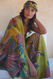 One Hundred Stars - Crane Olive Scarf - HAYGEN