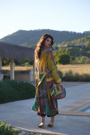 One Hundred Stars - Crane Olive Gown - HAYGEN