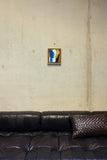 HK Living - Framed artwork, "Moonlight Strokes" 18x20cm