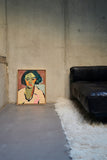 HK Living - Framed artwork "Self-made", 43x53cm
