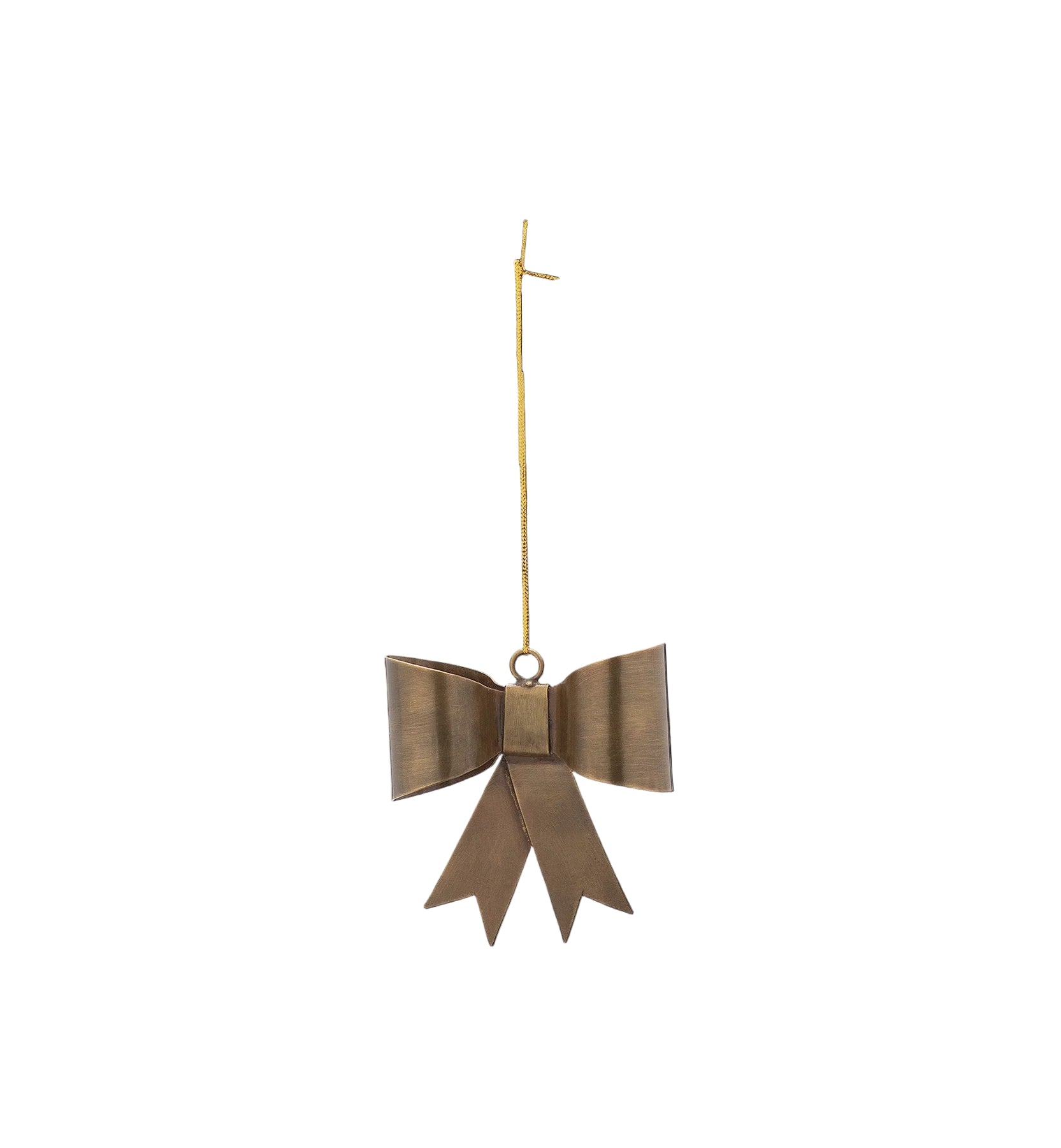 Anna + Nina - Small Radiant Ribbon Ornament Gold