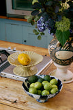 HK Living - Ceramic bowl on base - Indigo - HAYGEN