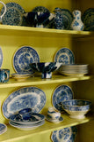 HK Living - Ceramic bowl on base - Indigo - HAYGEN
