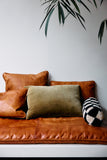 HK Living - Velvet cushion Green Army 60x40cm - HAYGEN