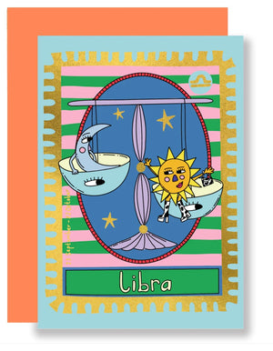 Libra Gold Foil Card