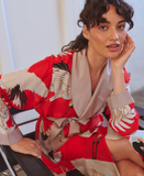 One Hundred Stars - Gown - Stork Scarlet - HAYGEN