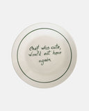 Studio Noticed - 'Chef was cute, would eat here again' plate - HAYGEN
