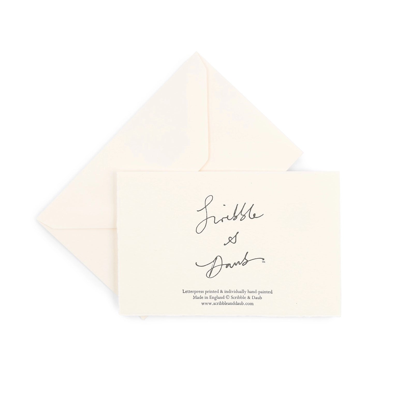 Scribble & Daub - Swans Valentine Love Card - HAYGEN