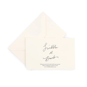 Scribble & Daub - Swans Valentine Love Card - HAYGEN