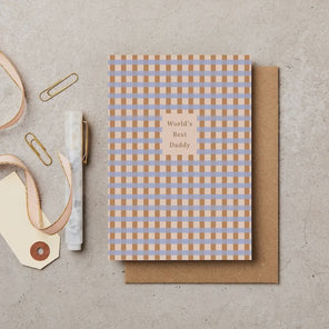 World's Best Daddy Gingham Product Image