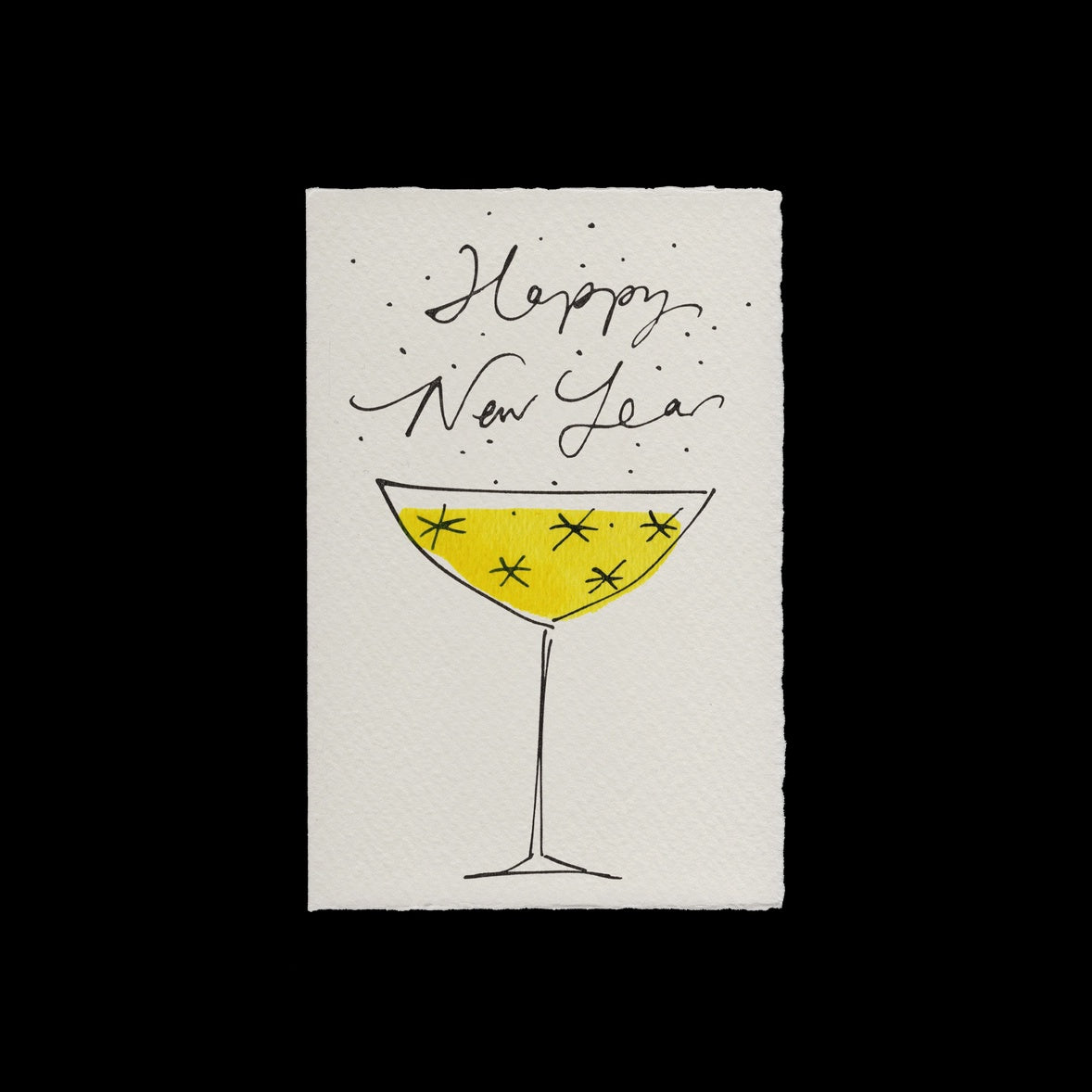 Scribble & Daub - Happy New Year Champagne