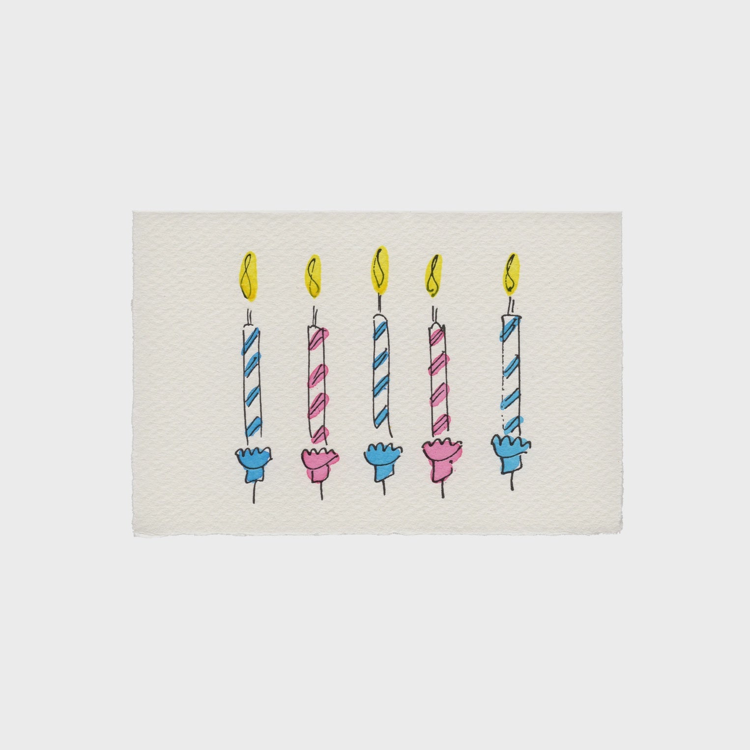 Scribble & Daub - Birthday Candles Card - HAYGEN