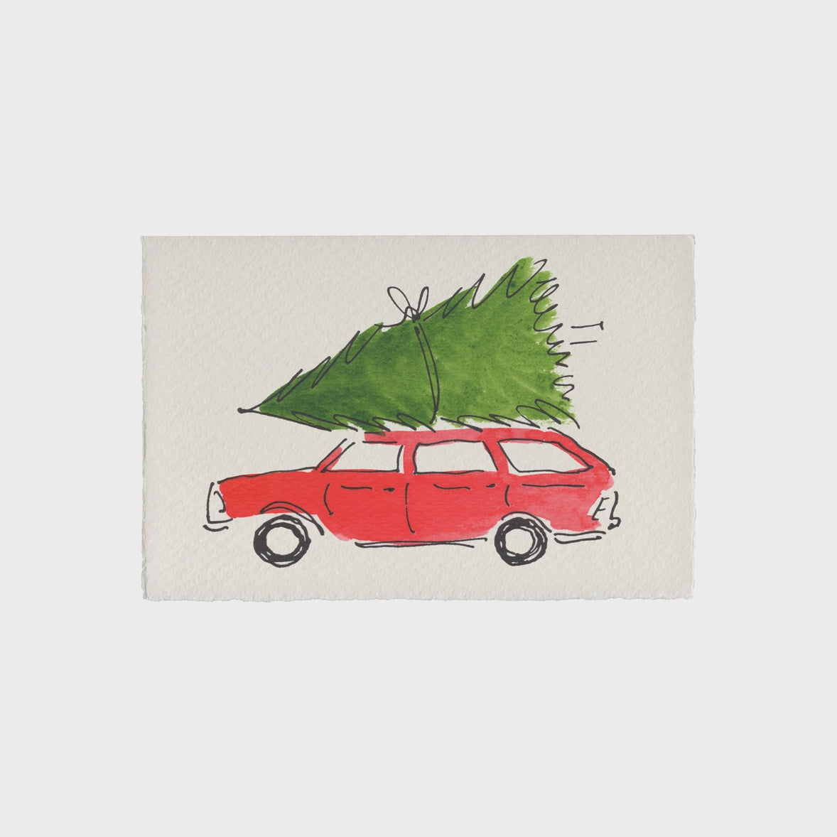 Scribble & Daub - Christmas Tree & Car Card