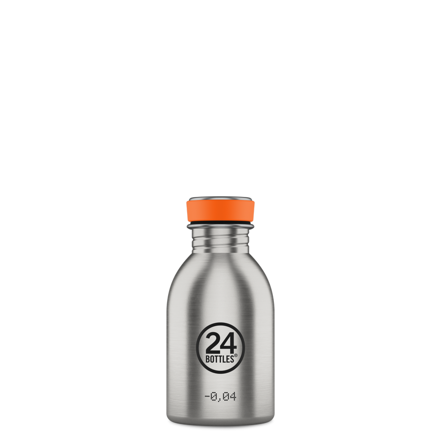 24Bottles - Urban Bottle Brushed Steel - 250 ml