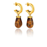 House of Fou - QTR Hoops - Amber - HAYGEN