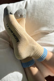 Le Bon Shoppe - Girlfriend Socks - Yellow Blue - HAYGEN