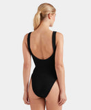 Hunza G - Celine Crinkle Swimsuit - Black - HAYGEN