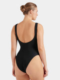 Hunza G - Celine Crinkle Swimsuit - Black - HAYGEN