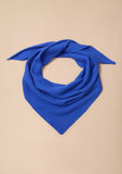 TBCO - Merino Wool Triangle Scarf in Cobalt Blue - HAYGEN