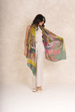 One Hundred Stars - Crane Olive Scarf - HAYGEN