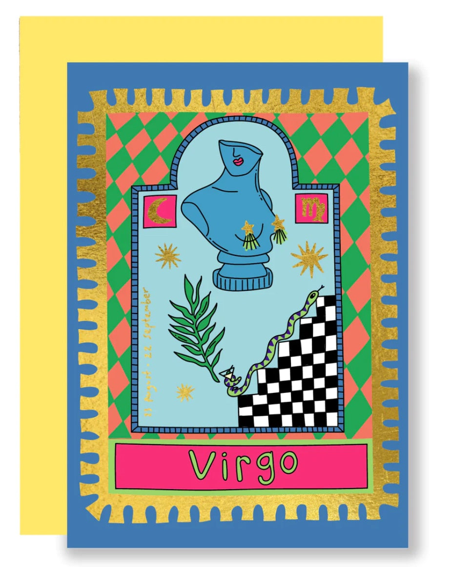 Virgo Gold Foil Card