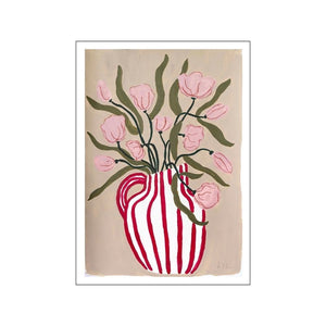 Camilla Bergqvist - Red stripe vase - 50x70cm - HAYGEN