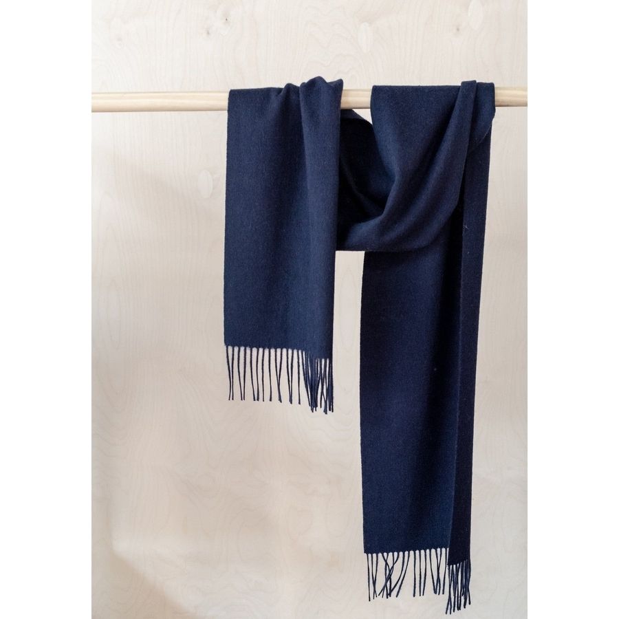 Tbco - Lambswool Scarf Navy