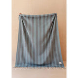 Tbco - Lambswool Blanket Mint Stripe