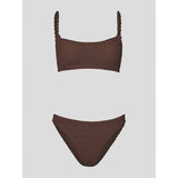 Hunza G - Phoebe Bikini - Metallic Chocolate - HAYGEN