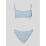 Hunza G - Phoebe Bikini - Metallic Ice Blue - HAYGEN