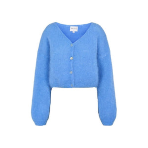 American Dreams - Cornelia Cropped Cardigan Sky Blue - HAYGEN