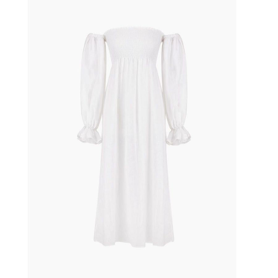 Sleeper - Atlanta Dress - White - HAYGEN