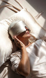 Drowsy - Dusty Gold Silk Sleep Mask