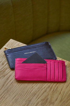 Long Card Purse - Hot Pink - HAYGEN