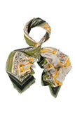 One Hundred Stars - Fleur de Lys Aqua Scarf