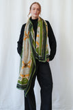 One Hundred Stars - Fleur de Lys Aqua Scarf