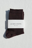 Le Bon Shoppe - Her Socks - Coffee - HAYGEN