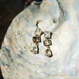 Mixed Stone Crystal Drop Earrings - HAYGEN