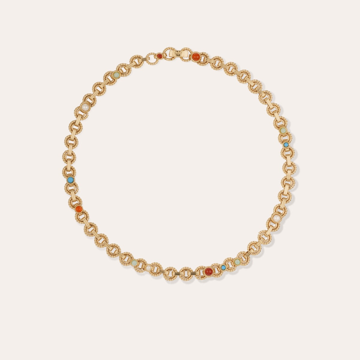 Gas Bijoux - Mistral Necklace - Carnelian & Amazonite - HAYGEN