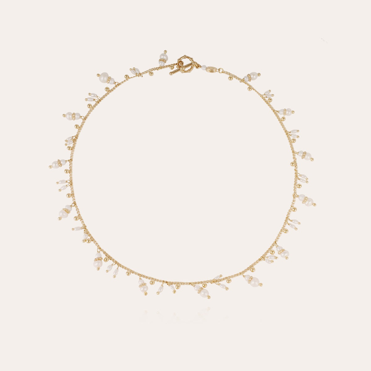 Gas Bijoux - Tangerine necklace - Pearl - HAYGEN