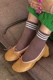 Le Bon Shoppe - Girlfriend Socks - Mahogany - HAYGEN