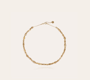 Gas Bijoux - Kali strass Necklace - Gold - HAYGEN