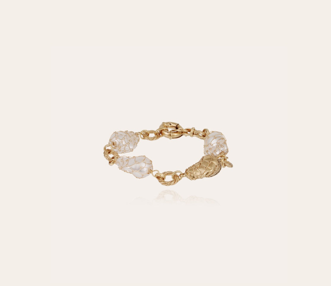 Gas Bijoux - Rainbow Biwa Bracelet Gold - HAYGEN